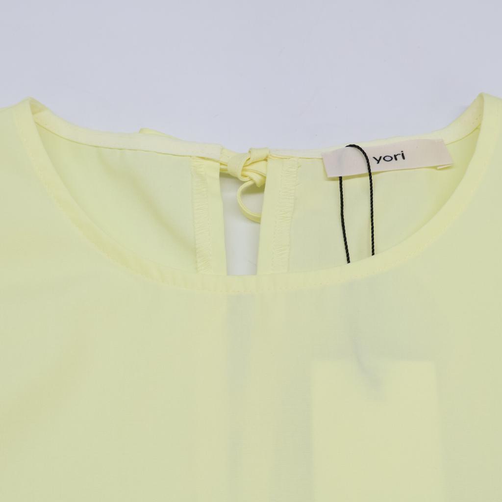 Yori [/24Stainless Steel] YR21-24103SP Tiered Blouse/ Tops F yellowUsed