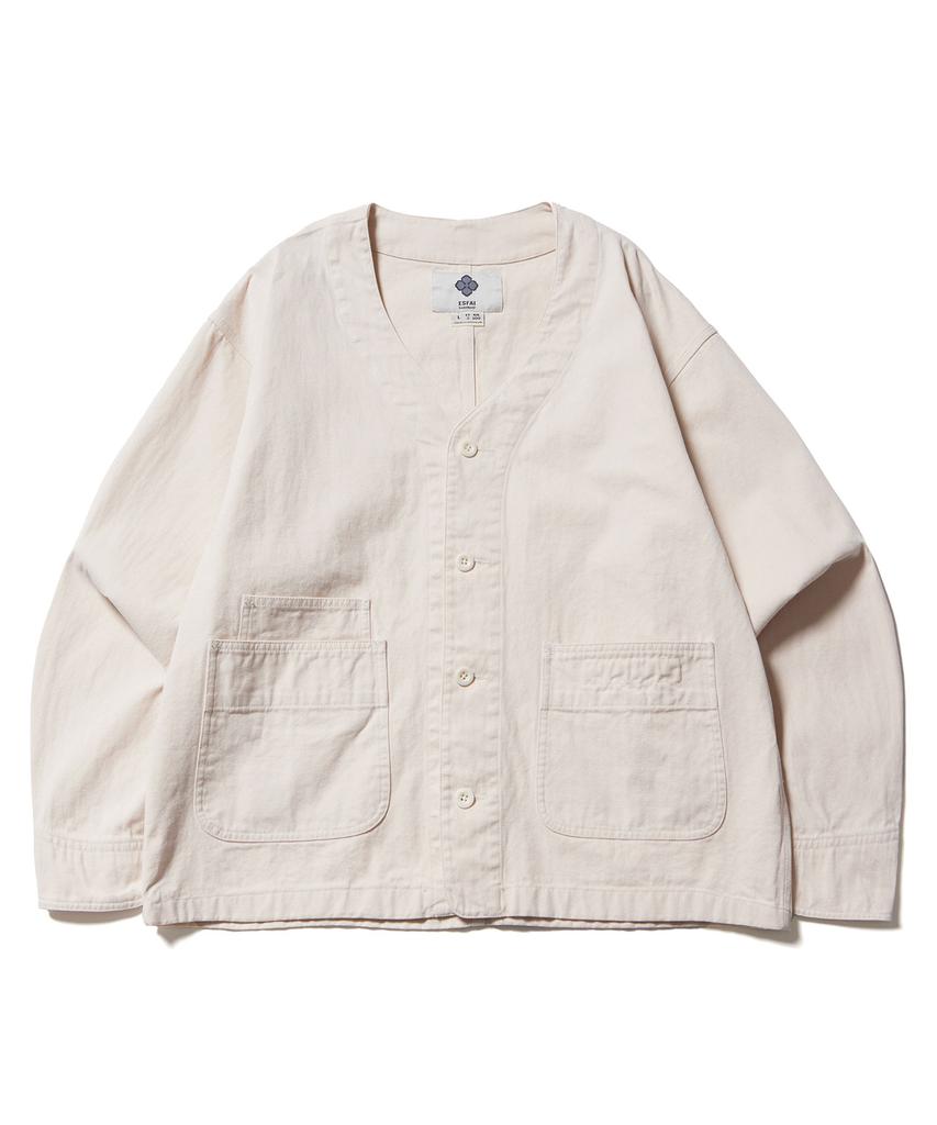 Esfai Round Engineer Hbt Jacket (Ecru)