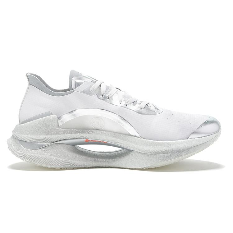 LiNing Jueying Non-slip Wear-resistant Shock Absorption Low-Top Running Shoes Silver Phantom Titanium Air ARHQ245-4