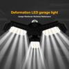 Deformable Bulb 3 Panels 40/60/80w Workshop Lighting Industrial Lighting For Garage Warehouse Emergency Hot Ceiling Light Newest