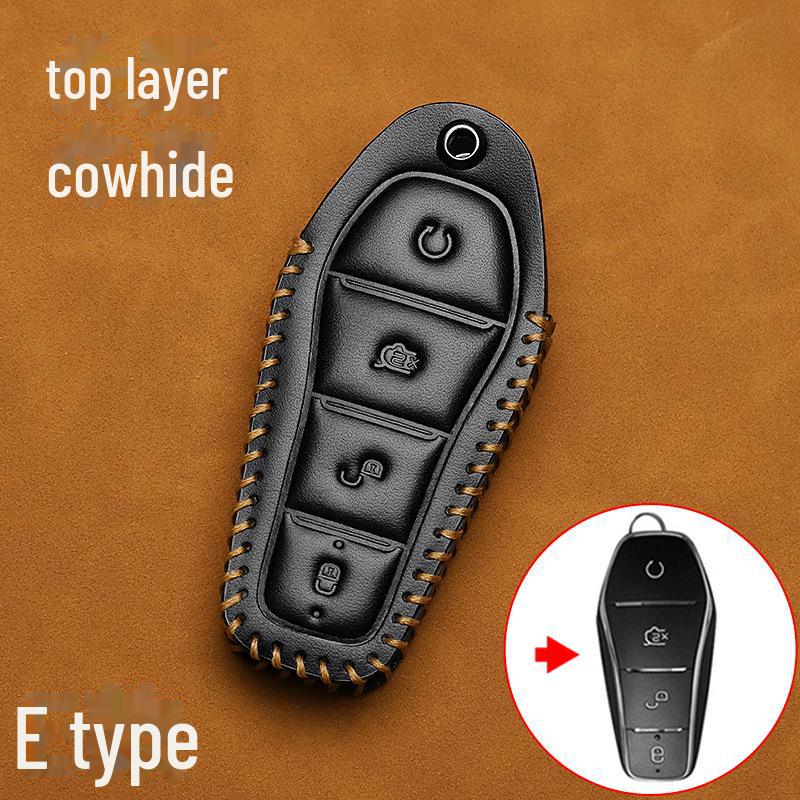BYD Han DMI, Yuanqin Plus, Song Pro, Tang, Destroyer 05 Leather Car Key Cover