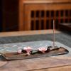 Ceramic Censer Handicrafts Peach Blossom Home Ornaments Peony Incense Stick Burner Holder