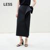 LESS 2025 Spring Casual Straight Long Skirt