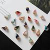 10pcs/bag Water Drop Pendant Crystal Beads Charms Faceted Teardrop Glass Diy Handmade Jewelry Necklace Earrings Accessories