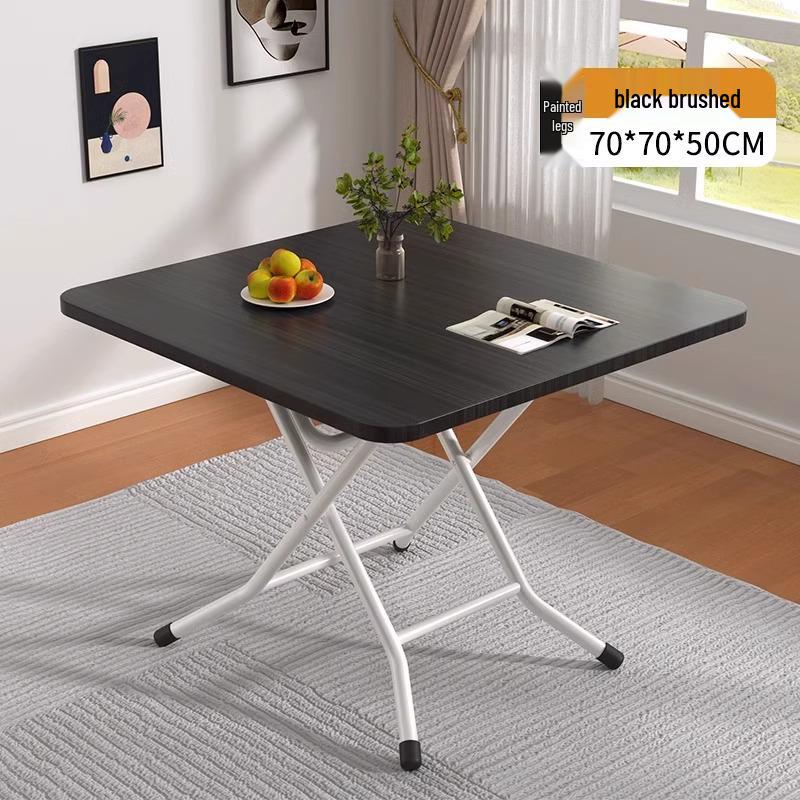 Compact Folding Dining Table for Small Spaces - Indoor/Outdoor Use, Square & Round Options Available