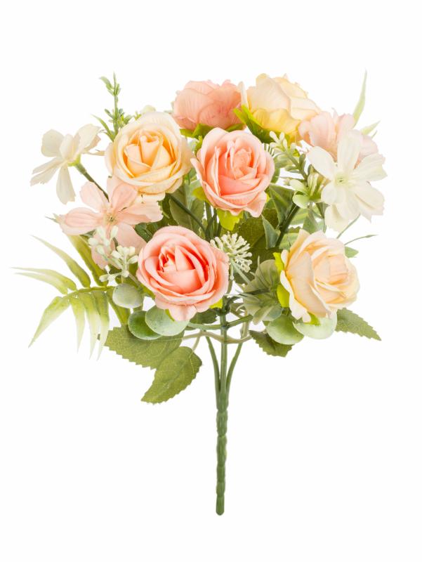 Artificial Flowers Silk Roses Wedding Wreath Home Room Table Festival Decor Bridal Bouquets Outdoor Yard Garden DIY Gifts Boxes