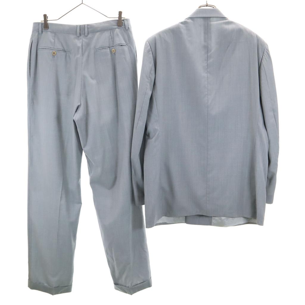 GIANFRANCO FERRE Made in Italy wool suit Setup 44 gray Double button Men's Used