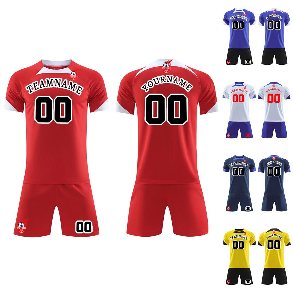 Sports Team Uniform Set Football Training Suit Set