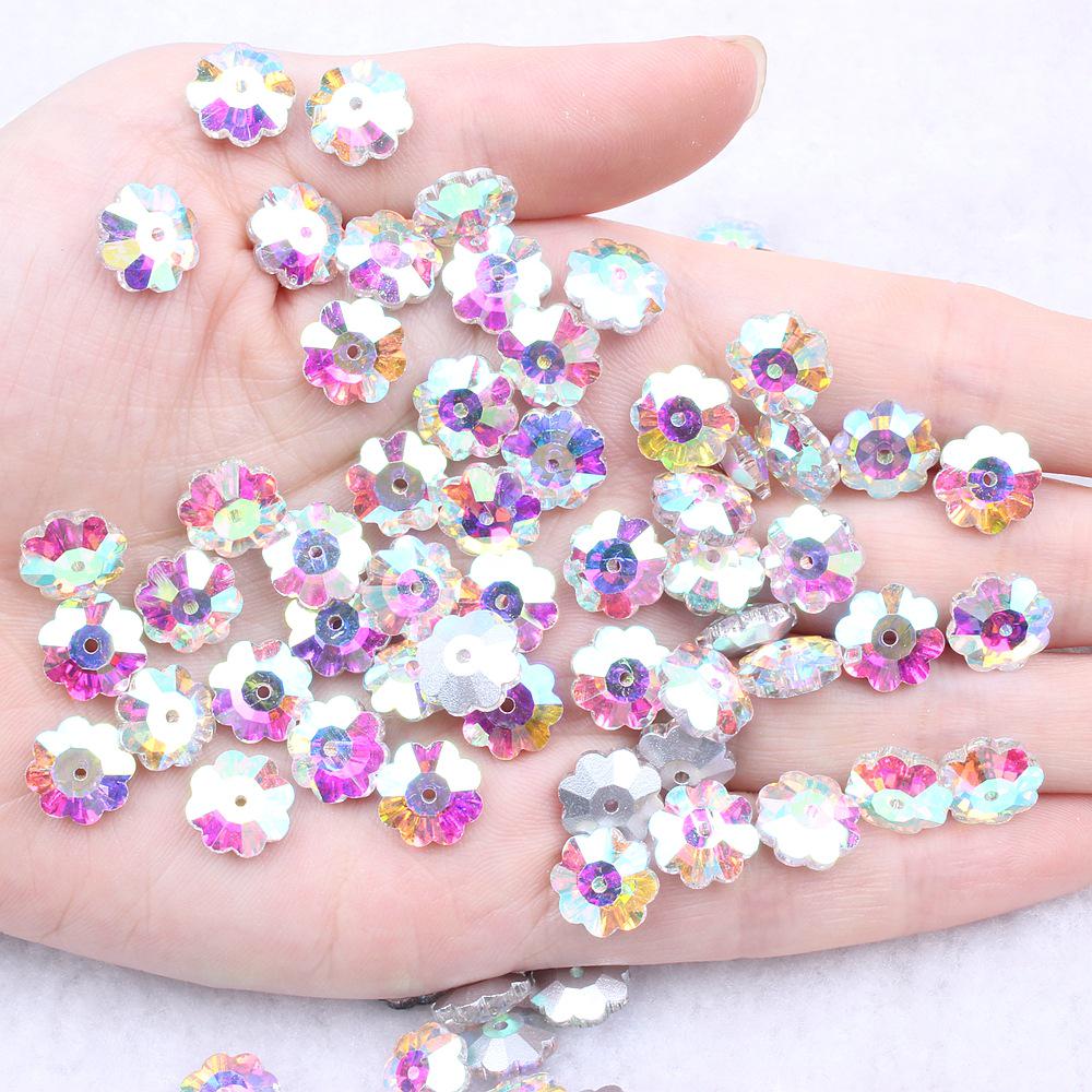 

Hand-Sewn Rhinestone Plum Blossom Embellishments for Clothing, Shoes & Bags 6mm 288 pcs