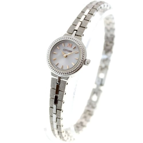 

Citizen Kii: Eco-Drive Solar Women s Watch with Round Metal Bracelet EG2981-57A