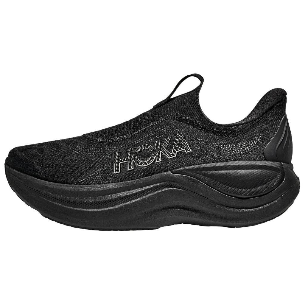 HOKA One One Skyward Trendy Comfortable Slip-Resistant Durable Low-Top Lifestyle Casual Shoes Men Sneaker Black 1168876-BBLC