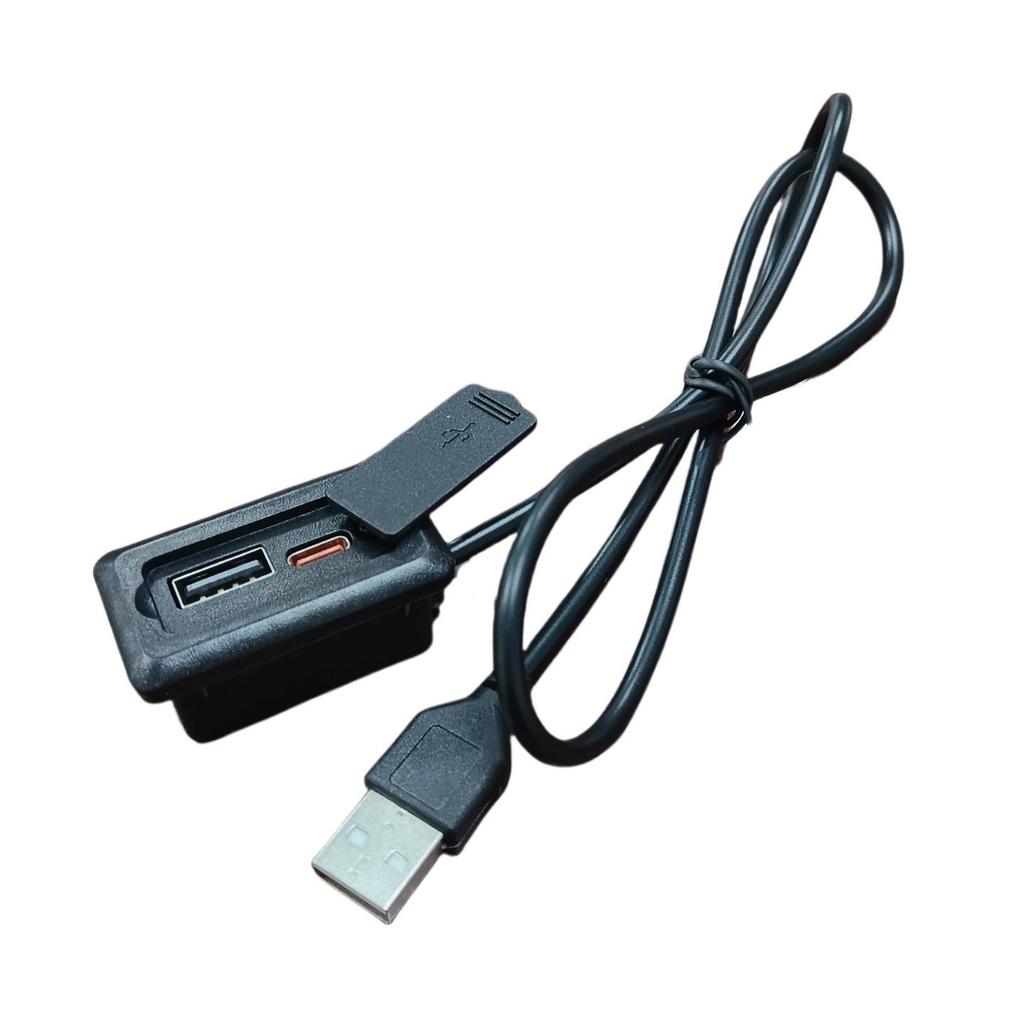 Type-C USB Luggage Charging Extension Cable with External Interface