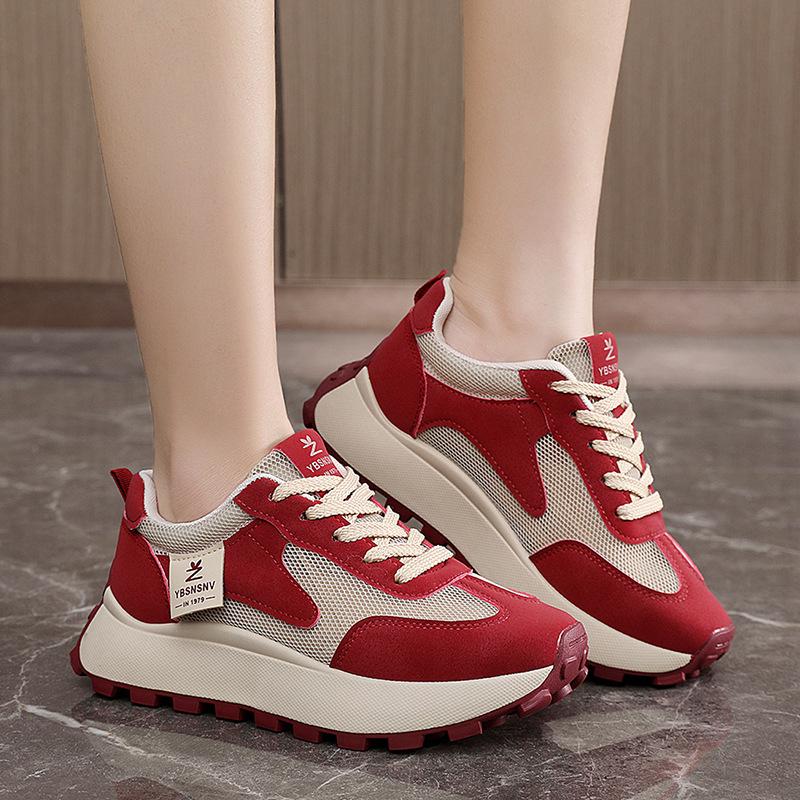 BF new dad shoes summer and autumn casual breathable thick-soled color matching sports shoes