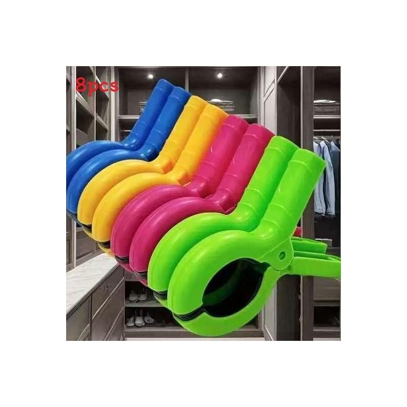 Plastic Clothes Drying Clips With Strong Grip For Home Laundry And Garment Fixing