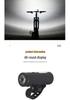Bicycle Smart Front Light, Type-C Charged, Long Battery Life, Power Display, Large Capacity, Light-Sensitive, Ideal for Night Riding.