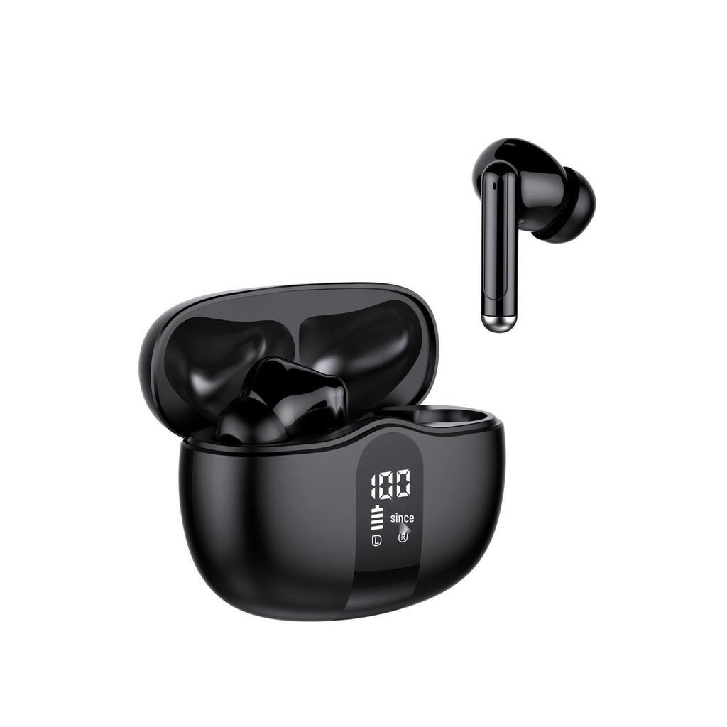S56 Bluetooth 5.3 TWS Earphones: Digital Display, In-Ear, Waterproof, Ultra-Long Battery, USB-C
