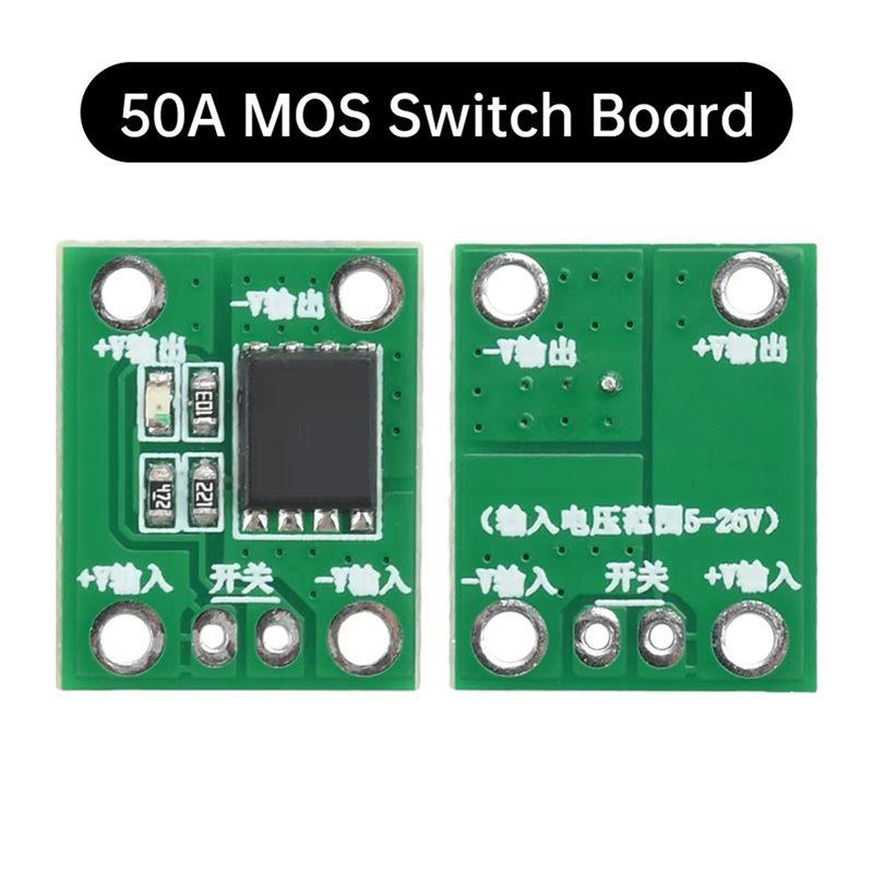 ABUO-High Power MOS Trigger Switch Driver Module 5PCS 50A 5-26V Field Effect Tube PWM Regulated Electronic Switch Control