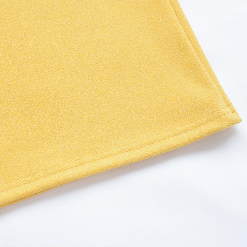 Mädchen Kinder Langarm Hoher Kragen T-Shirt Herbst Basic Oberteil