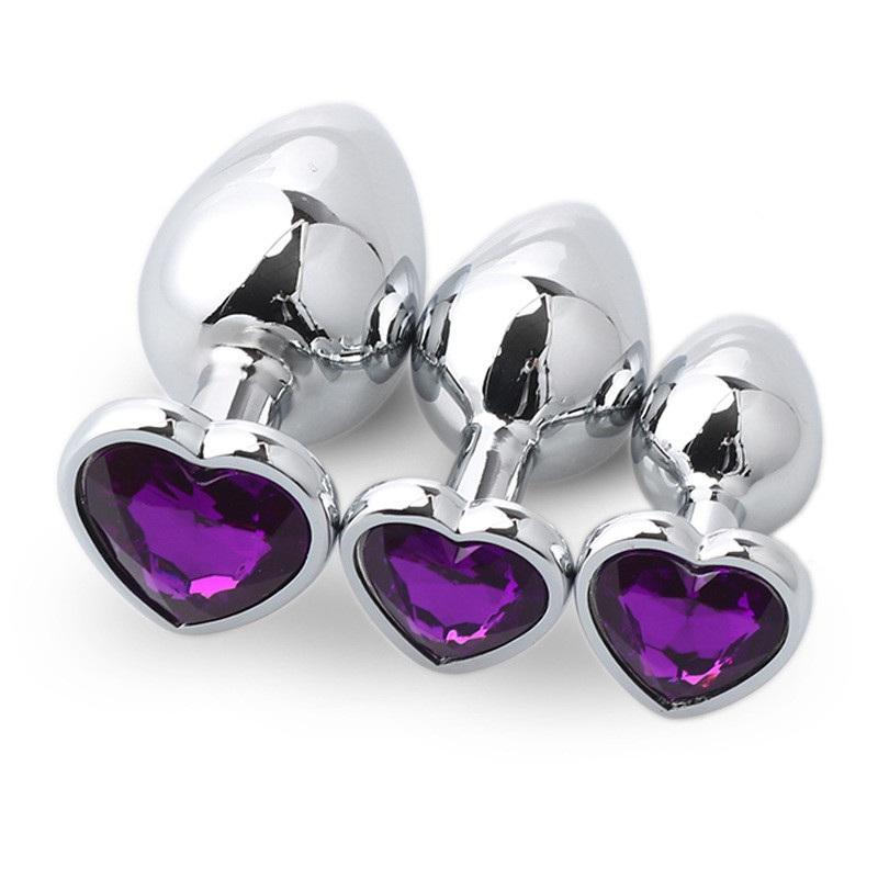 Anal Toys Prostate Massager Adult Products Butt Heart-Shaped Anal Plug
