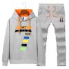 Jugend Frühling und Herbst Sportanzug Herren Kapuzenpullover 7-Druck Langarm-Sweatshirt