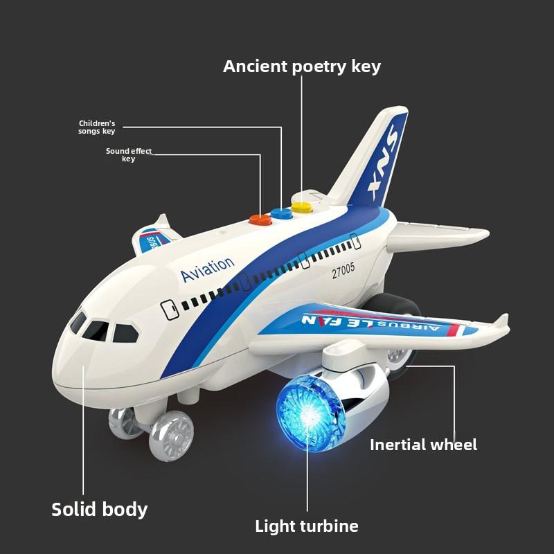 Inertia Toy Flight For Kids With Sound Light Music And Developmental Features