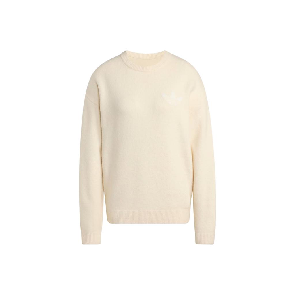 Adidas Originals Knitted Athletic Department Comfortable Versatile Loose Fit Crew Neck Sweater Women Sweater KF2339