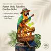 Solar-Powered Outdoor Parrot Stake Light Resin Waterproof Led Parrot Ornament Lamp Decorative for Lawn Backyard Party