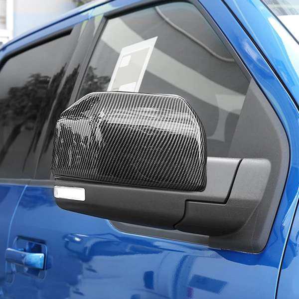 Rearview Mirror Covers for Ford F150 Raptor 2015+ (1 Pair)