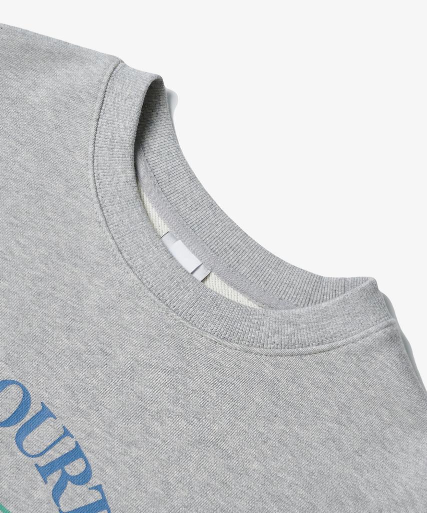 CRITIC Symbol Court Sweatshirt Melange Gray