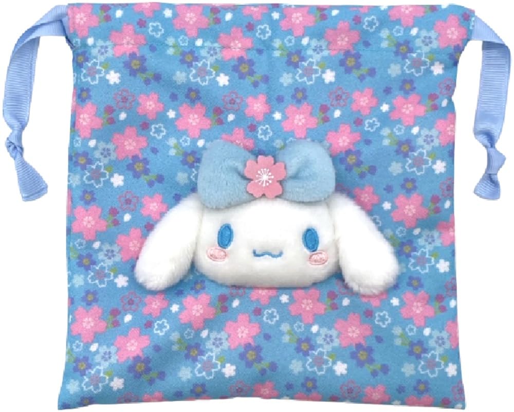 

Сумка-мешок на шнурке Nakajima Corporation Sakura Kimono Boa Face, Cinnamoroll, 191687-24