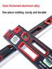 High Precision Mini Spirit Level with Strong Magnet, Multifunctional Aluminum Alloy Ruler