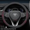 Neuer Stil Leder Auto Lenkradbezug für YARiS Cross Grand Highlander Vios Urban Cruiser Hyryder VOXY Aqua Premio
