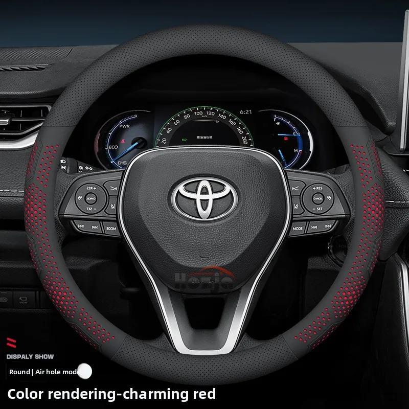 Neuer Stil Leder Auto Lenkradbezug für Toyota YARiS Cross Grand Highlander Vios Urban Cruiser Hyryder VOXY Aqua Premio