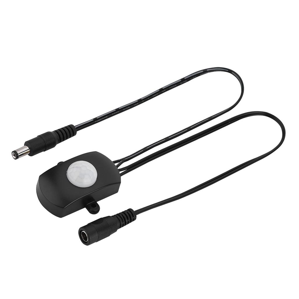 5A DC 6‑24V Mini PIR Infrarot Bewegungsmelder Detektor Schalter LED Streifen Automatischer Schalter Schwarz