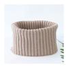 Unisex Cashmere Wool Neck Warmer: Thickened, Solid Color Knit, Warm and Protective for Autumn and Winter.