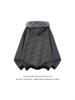Retro Striped Hoodie Cardigan & Straight-Leg Sweatpants Set – Trendy Unisex Spring Sportswear