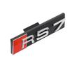 3D S3 S4 S5 S6 S7 S8 Logo ABS Car Front Grille Badge Sticekr Decoration For  Audi SQ3 SQ5 SQ7 SQ8 W12 V6 RS3 RS4 RS5 RS6 RS7 RS8