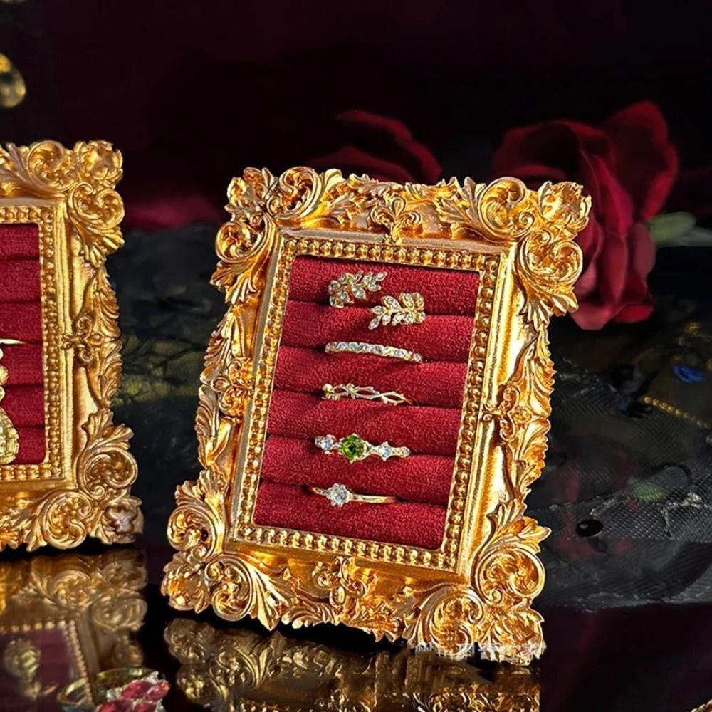 Fotoram Smyckesställ Hartsfotoram Ringfat Fotovisning Artikel Rekvisita