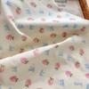 Digital Printed 100% Cotton Korean Cartoon Floral Fabric for Women's, Children's, and Adult Clothing