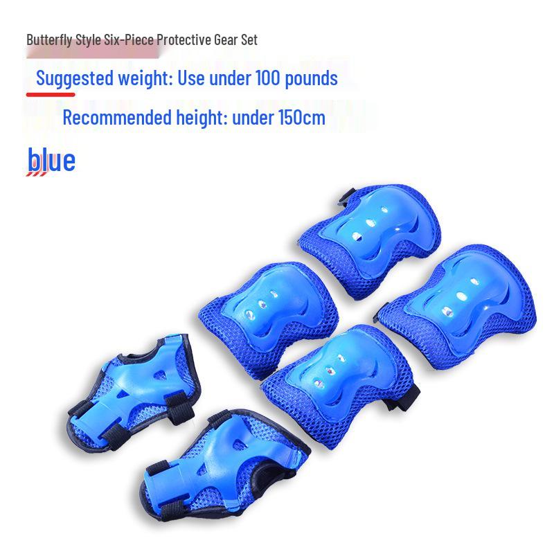 Kinder Skateboard & Fahrrad Schutzausrüstungsset mit Sicherheitshelm und Knieschonern