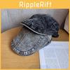 Solid Retro Color Toned Cotton Twill Cap Sunshade Casual Artistic Travel Hats
