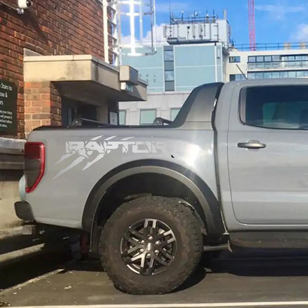PCKF8 Car Graphics Claw Styling Sticker For Ford F 150 Ranger Raptor Pickup Truck Bed Side Decor Decal Cover Auto Tuning Accessories