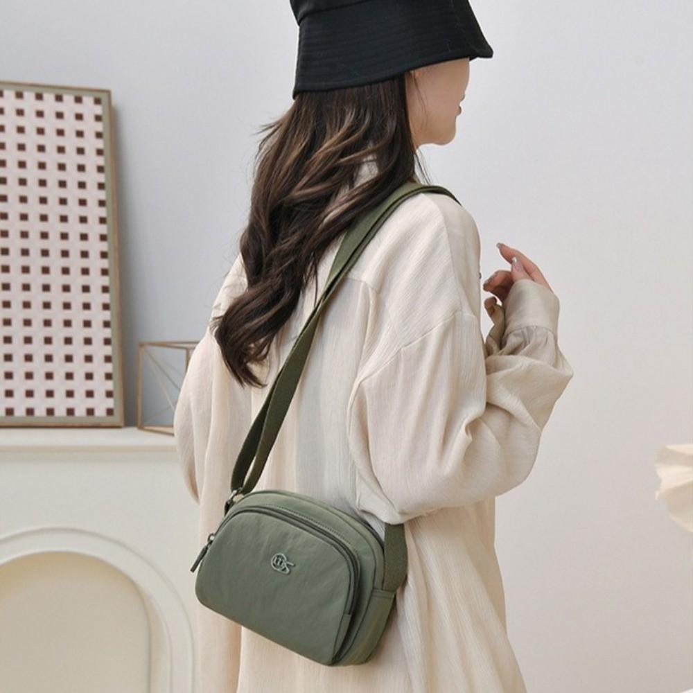 New Long Strap Shoulder Bag All-match Light Weight Crossbody Bag Multi-pocket Advanced Sense Messenger Bag For Girls Women