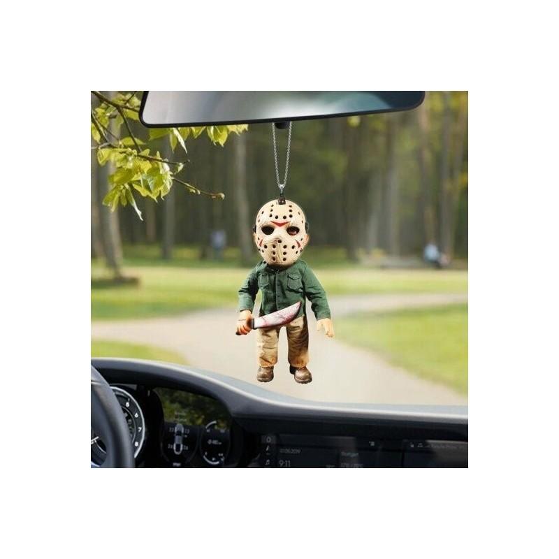 

Creative Halloween Scary Car Hanging Decoration With Colorful Acrylic Design 12