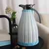 Handwoven European Style 2L Rattan Stainless Steel Vacuum Insulated Flask