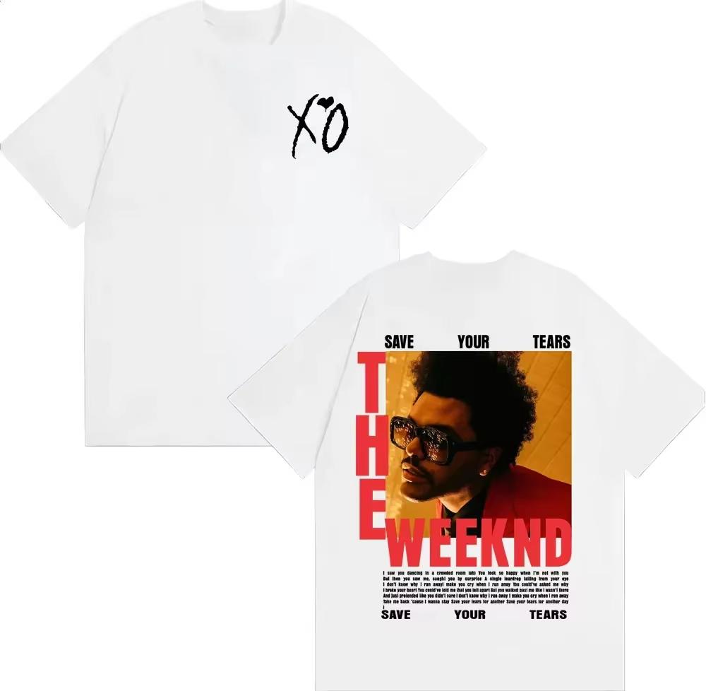 The Weeknd After Hours Til Dawn Europe 2026 Tshirt Mens Women Fashion Hip Hop Street T Shirts Summer Tops Cotton Tshirts