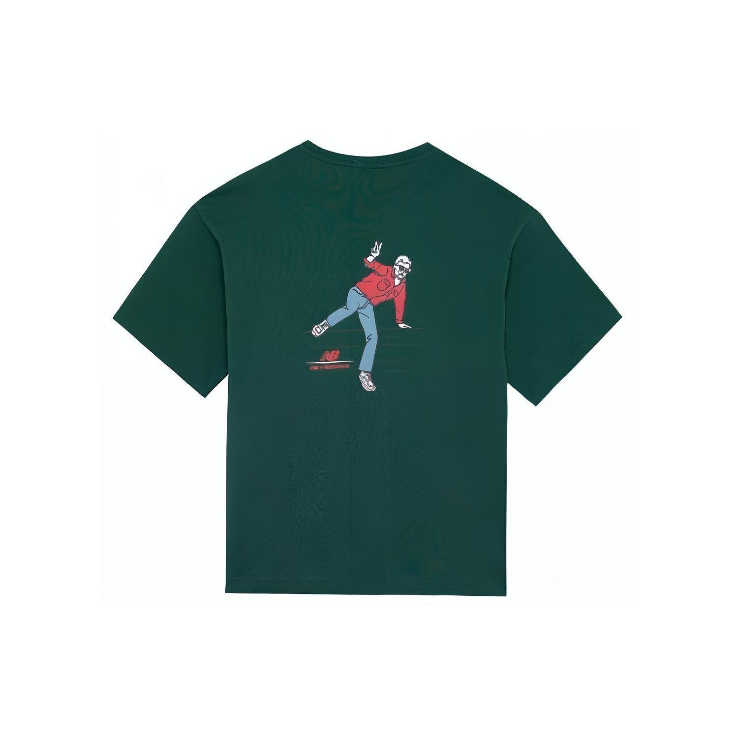 New Balance Lifestyle Graphic Tee Asia Sizing  Green  Men s AMT22392-NWG XXL