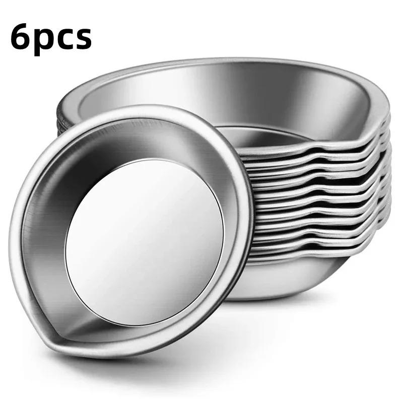 6Pcs/Set Metal Color Paint Tray Mixing Color Tinting Dish For Gundam Model Tools Diy Painting Tools