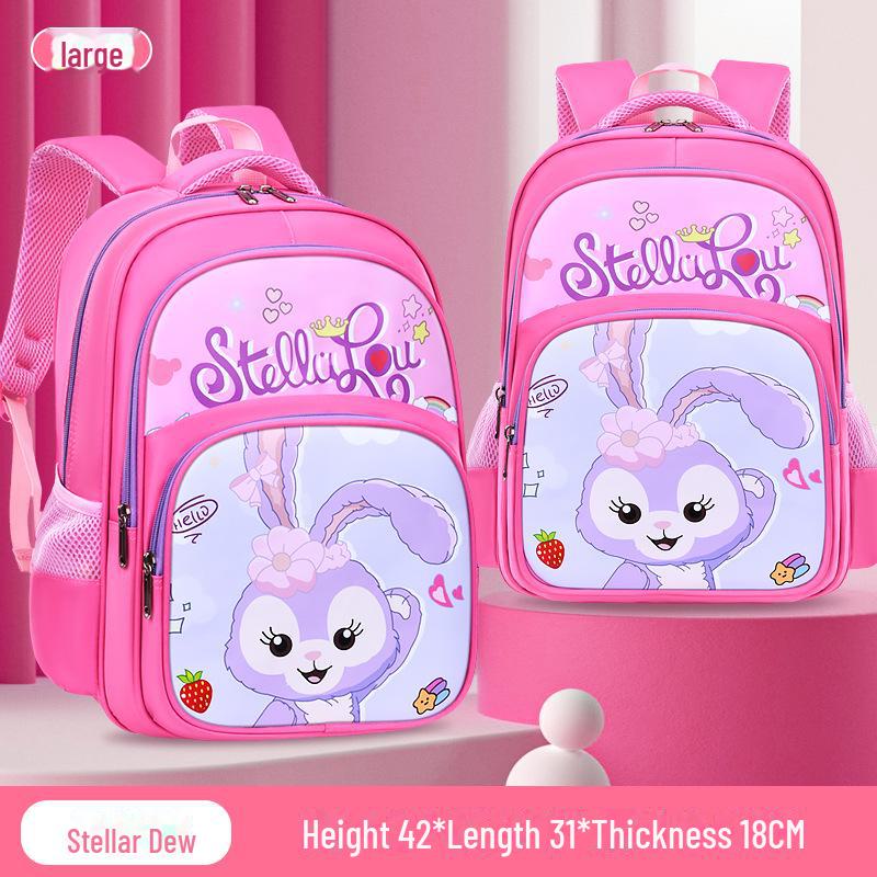 Wodoodporny plecak z kreskówkowym motywem o dużej pojemności dla uczniów szkół podstawowych (Klasy 1-6) - Lekka konstrukcja dla chłopców i dziewcząt