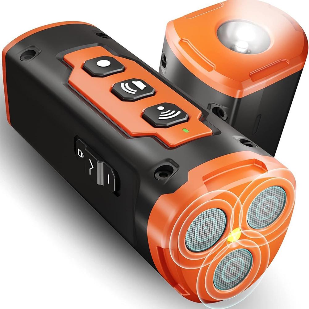 2026 Rechargeable Anti Dog Bark Deterrent Device With LED Flashlight Release Pet Dog Repeller Ultrasonic Dog Training Device
